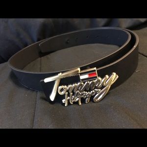 Rare Tommy Hilfiger Script W/Logo Belt
